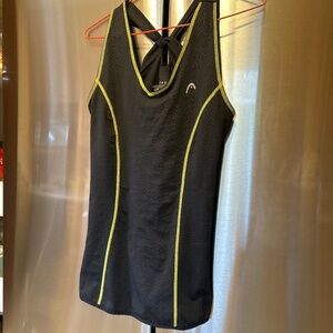 Head Tank Top  with Cross Straps at back
